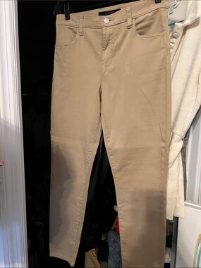 J Brand Straight Leg Pants - Beige